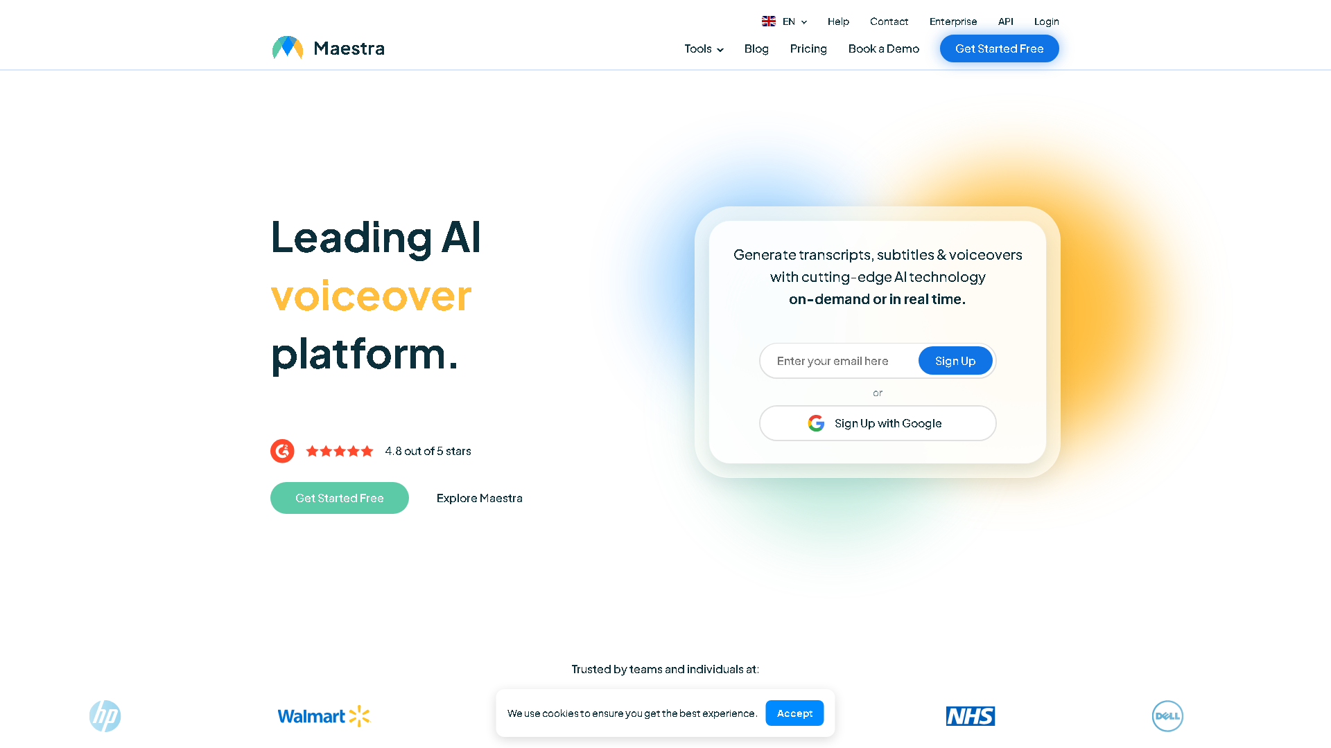 Maestra AI Interface Screenshot - Writing & Content Tool