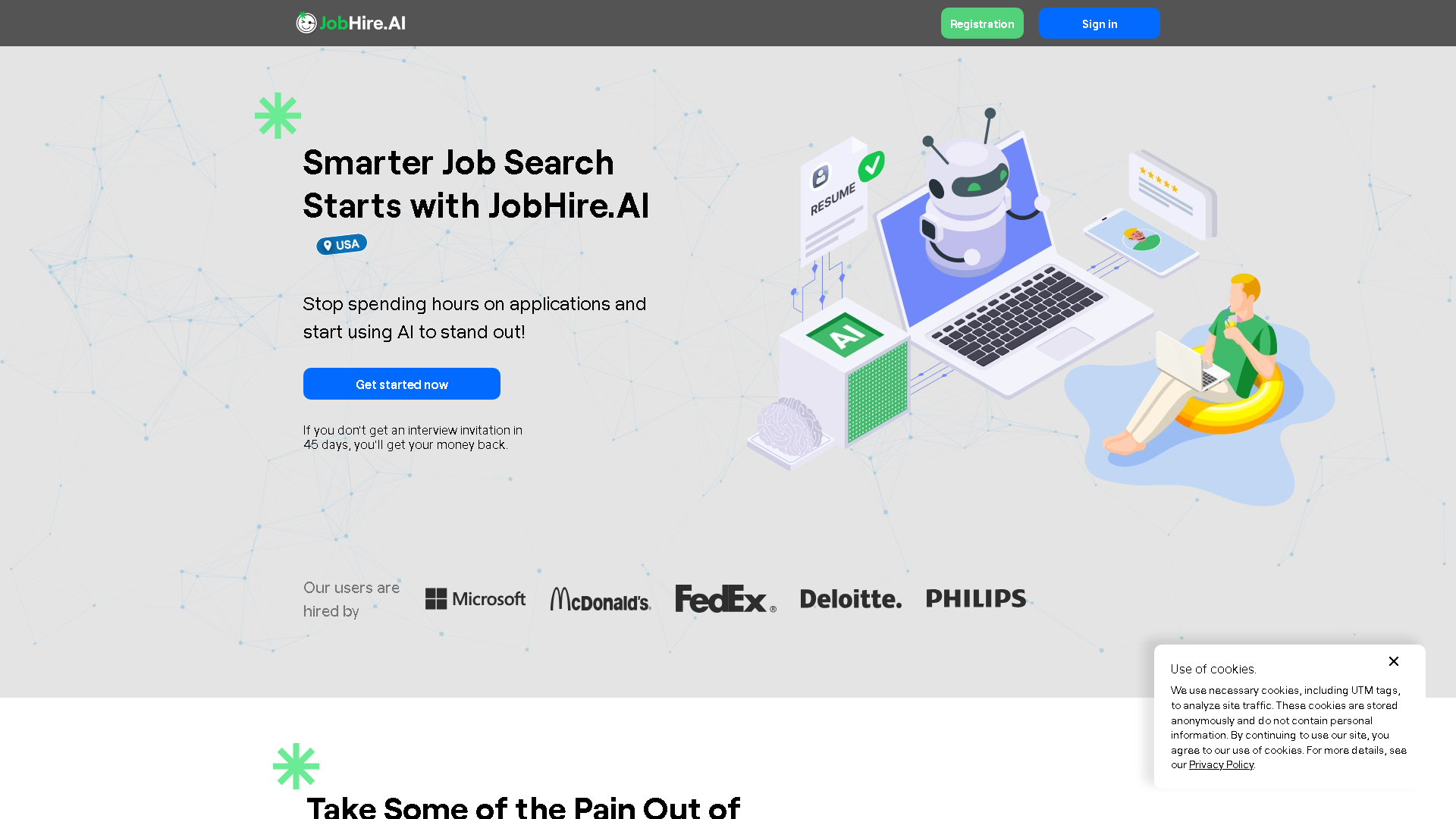 JobHire.AI Interface Screenshot - Office & Productivity Tool