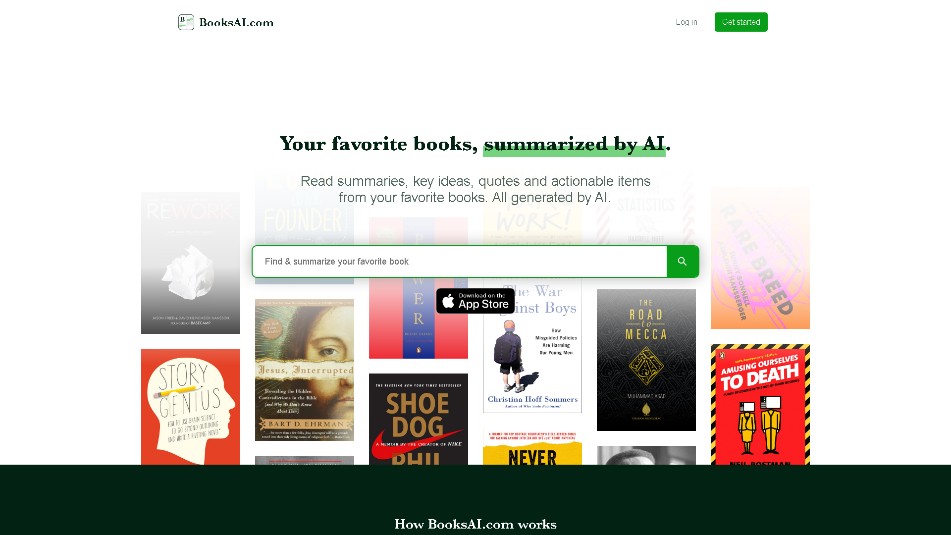 BooksAI.com Interface Screenshot - Education & Translation Tool