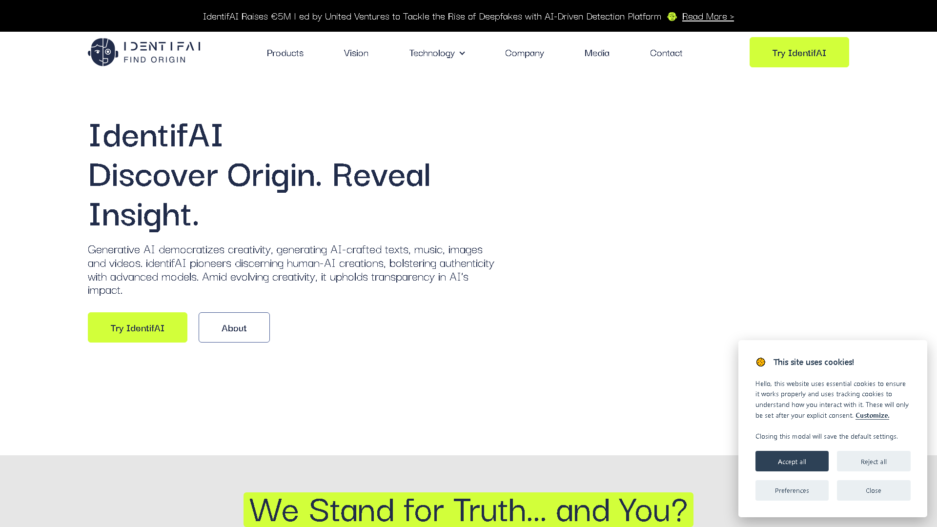 IdentifAI Interface Screenshot - AI Detection & Anti-Detection Tool