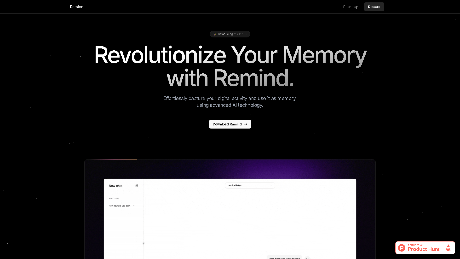reMind AI Interface Screenshot - AI Models & Infrastructure Tool
