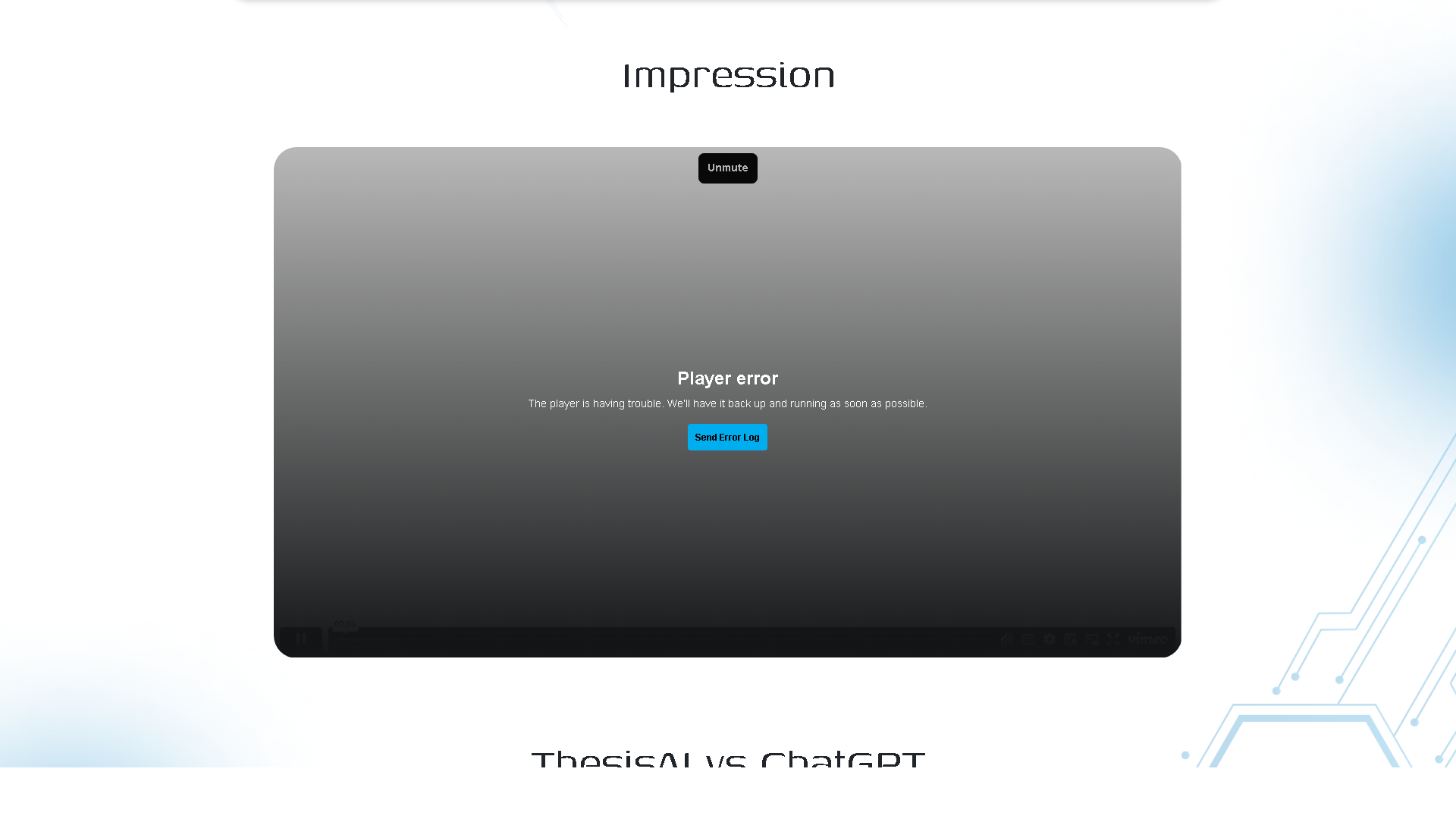 ThesisAI Interface Screenshot - Writing & Editing Tool