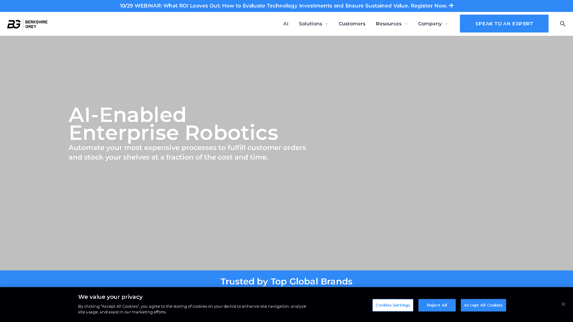 Berkshire Grey Interface Screenshot - Other Tool
