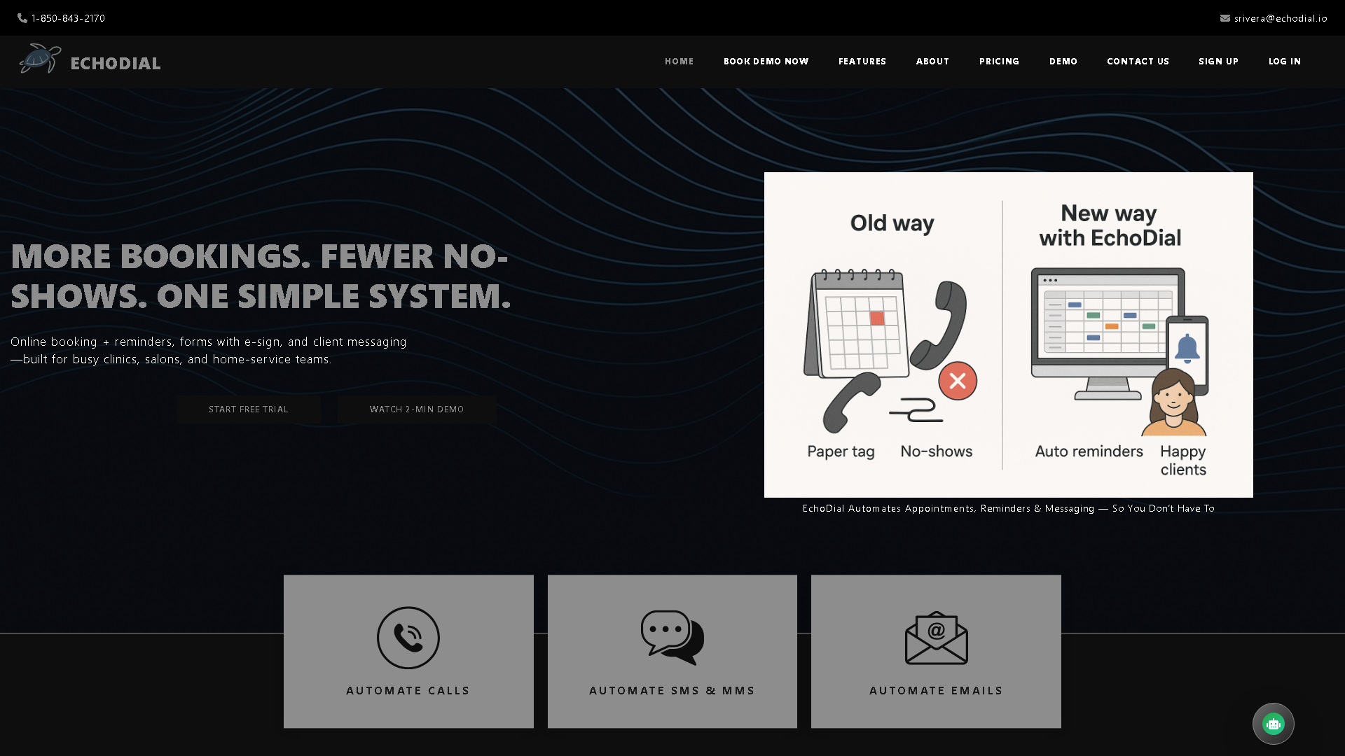 EchoDial Interface Screenshot - Writing & Editing Tool