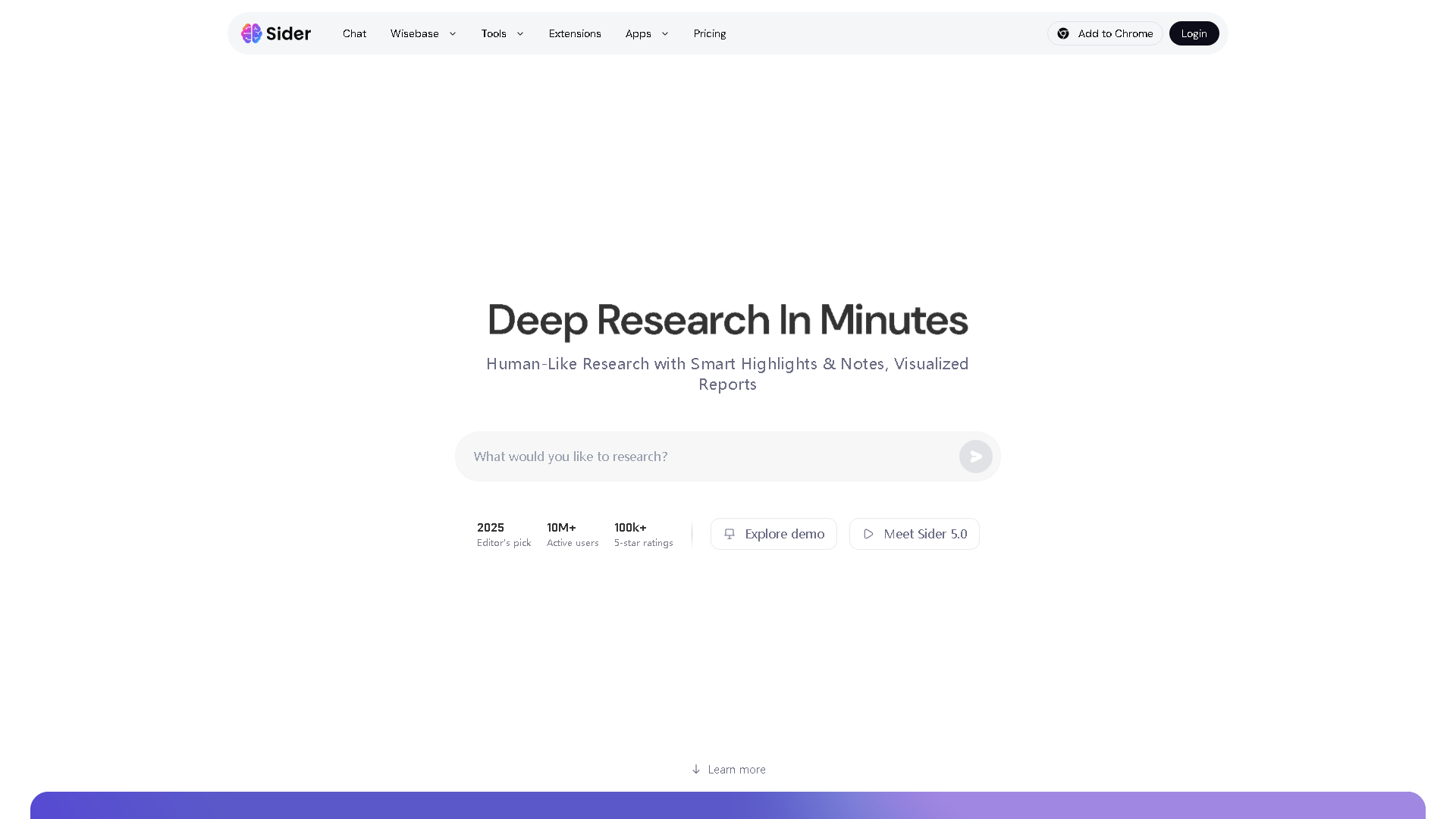 Sider Interface Screenshot - Writing & Editing Tool