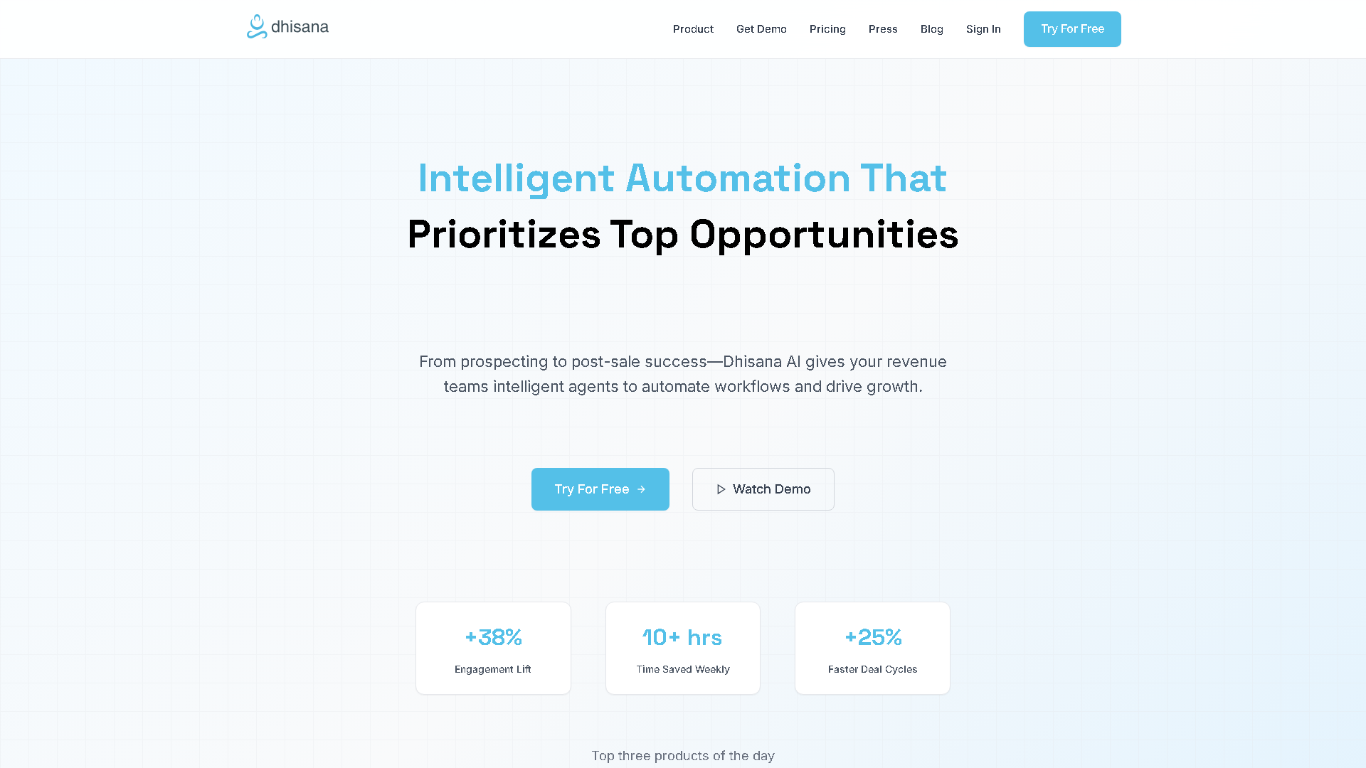 Dhisana AI Interface Screenshot - Office & Productivity Tool