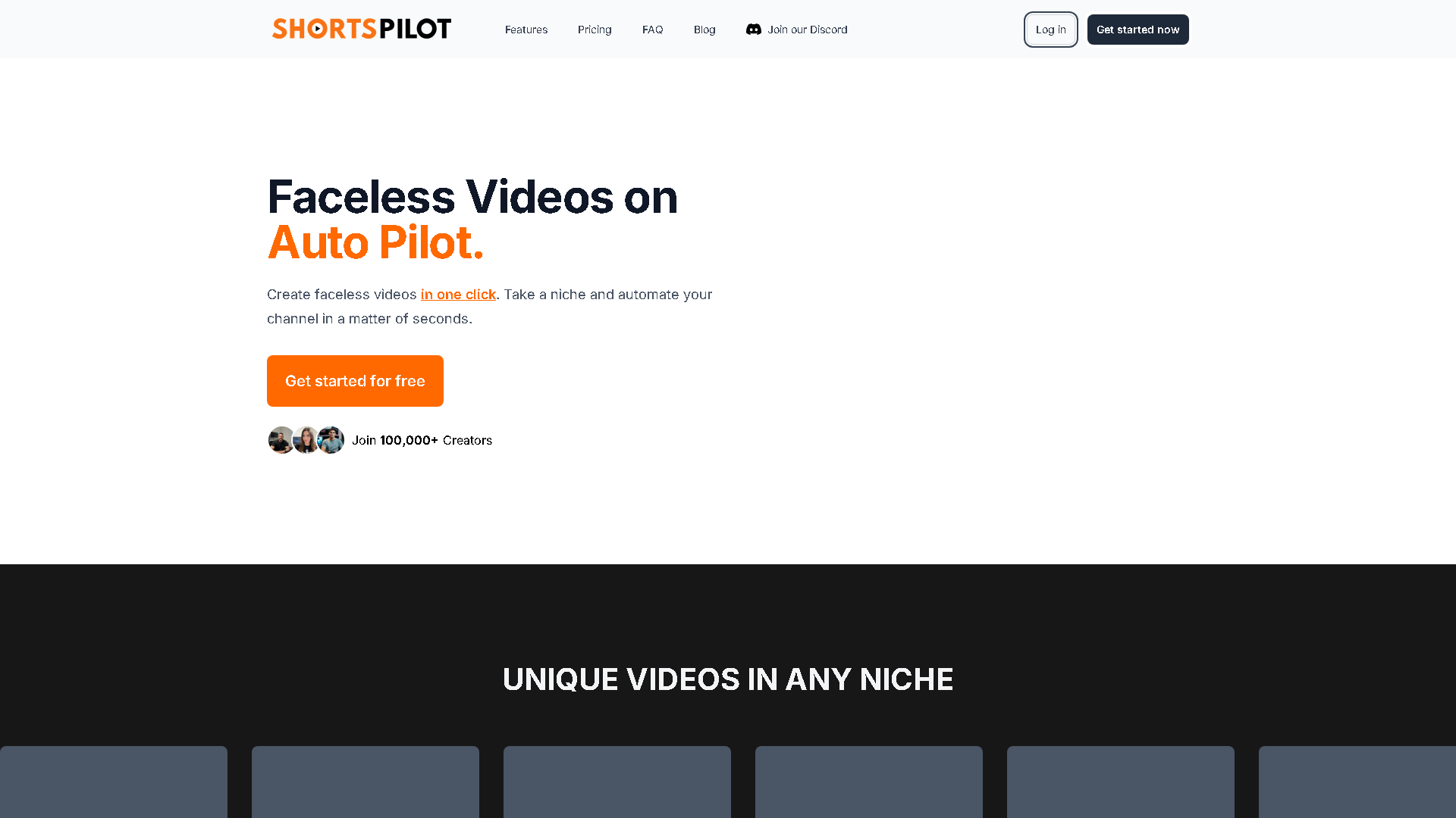 Shortspilot AI Interface Screenshot - Social Media Tool