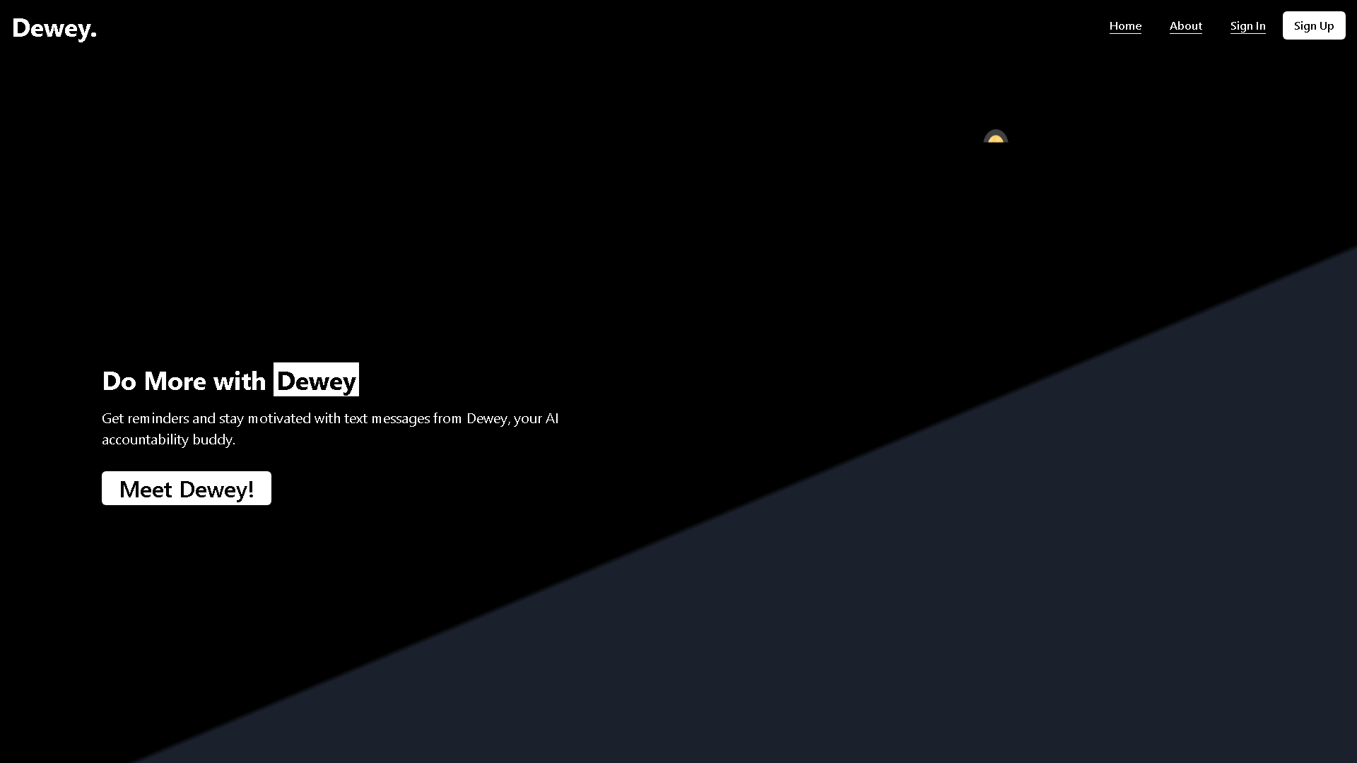 Dewey Interface Screenshot - Writing & Editing Tool