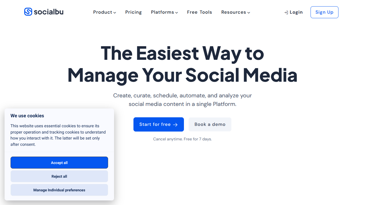 SocialBu Interface Screenshot - Writing & Editing Tool