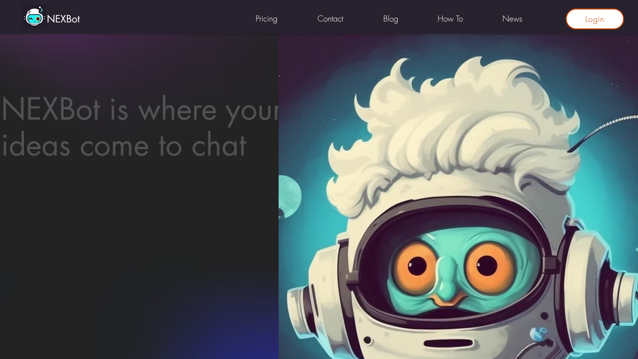 nexbot.io Interface Screenshot - Writing & Editing Tool