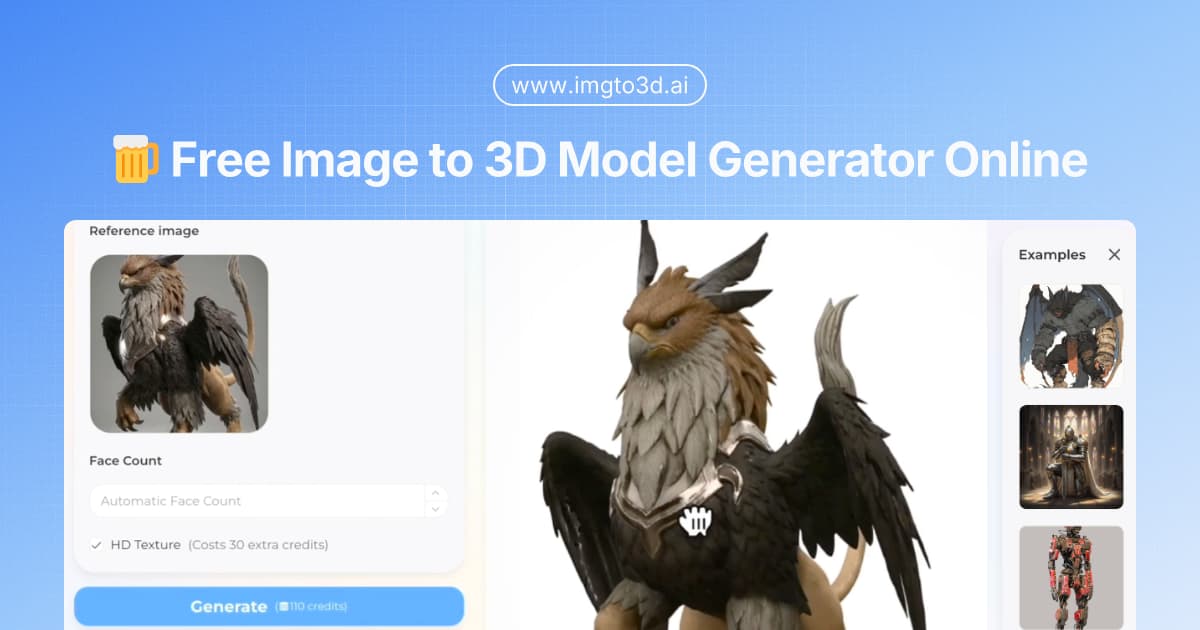 Image to 3D AI Interface Screenshot - AI Models & Infrastructure Tool