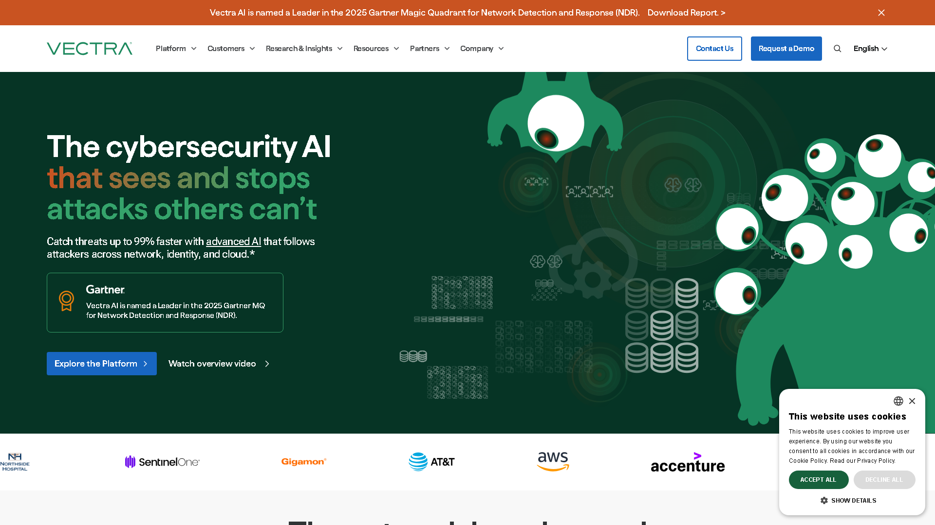 Vectra AI Interface Screenshot - AI Detection & Anti-Detection Tool