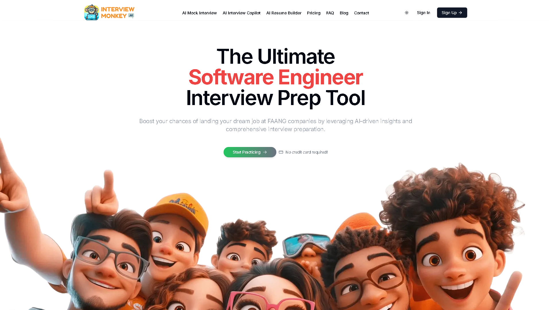 Interview Monkey AI Interface Screenshot - Writing & Editing Tool
