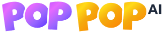PopPop AI Text to Speech Logo - Voice Generation & Conversion Tool