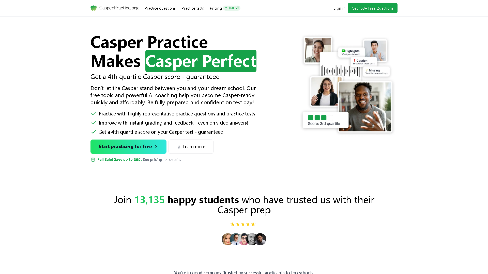 CasperPractice Interface Screenshot - Development & APIs Tool