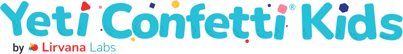 Yeti Confetti Kids Logo - Education & Learning Tool