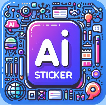 StickerMaker AI Logo - Art & Creative Design Tool