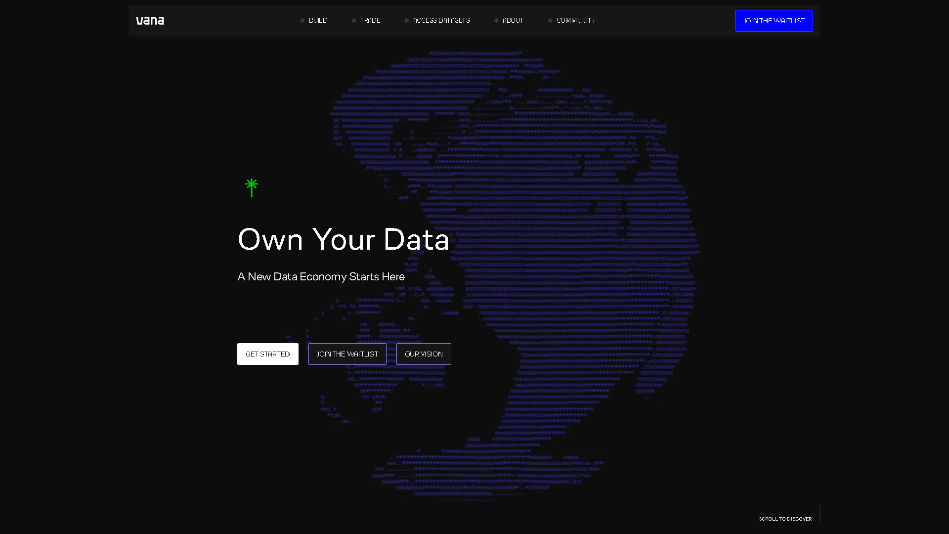 Vana Interface Screenshot - Business Research Tool