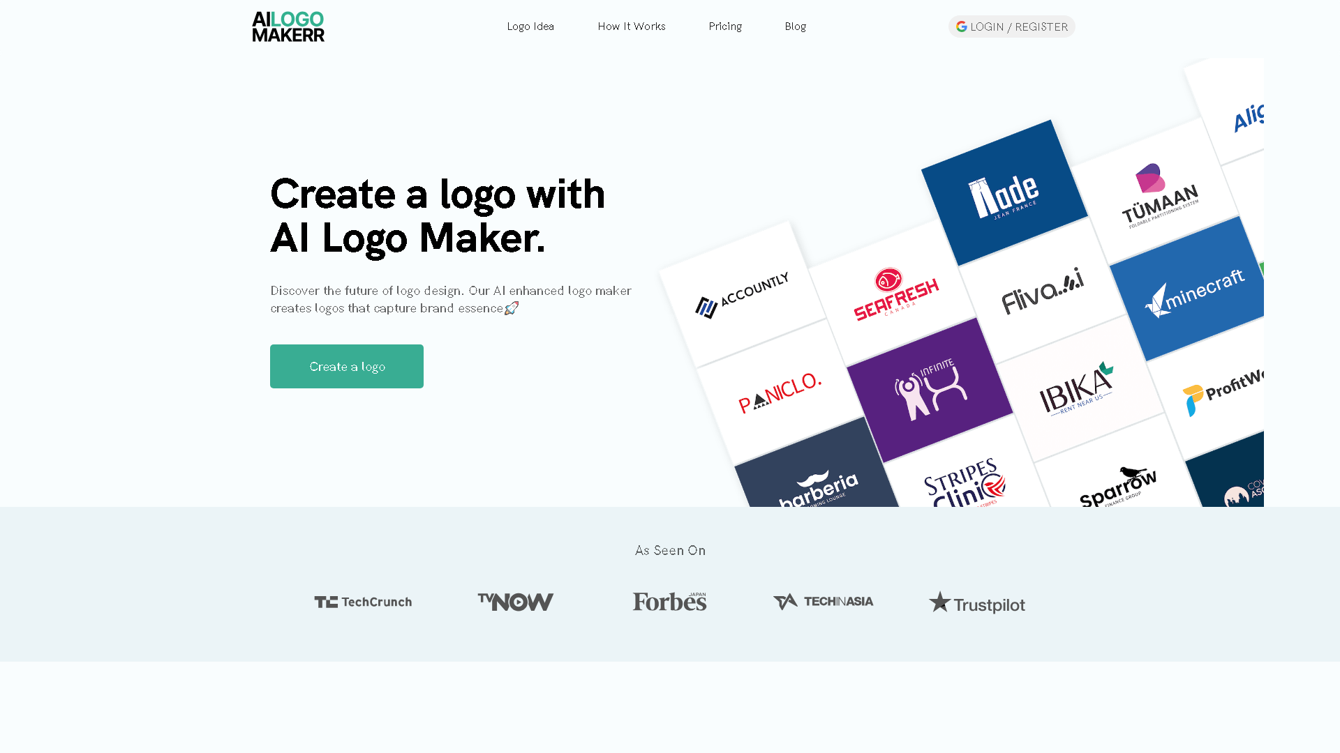 Ailogomakerr.com Interface Screenshot - Art & Creative Design Tool