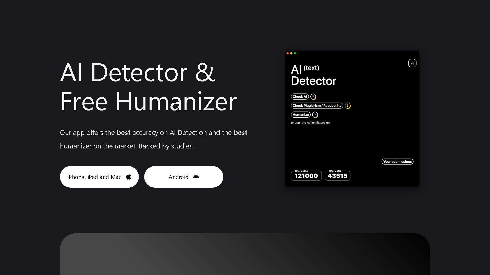 AI Detector Interface Screenshot - AI Detection & Anti-Detection Tool