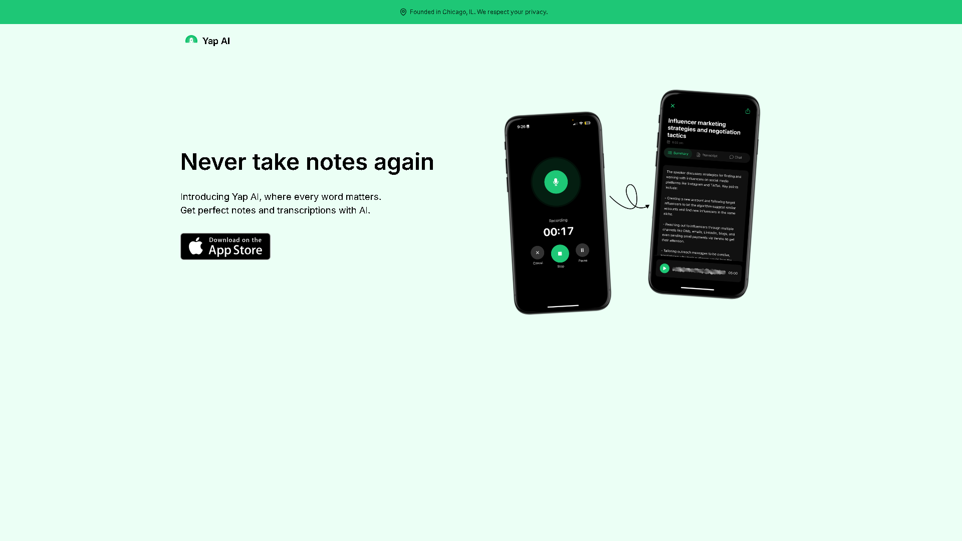 Yap AI Interface Screenshot - Voice Generation & Conversion Tool