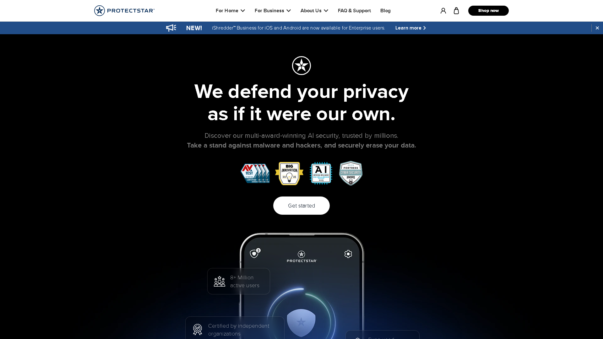 Protectstar Interface Screenshot - AI Detection & Anti-Detection Tool