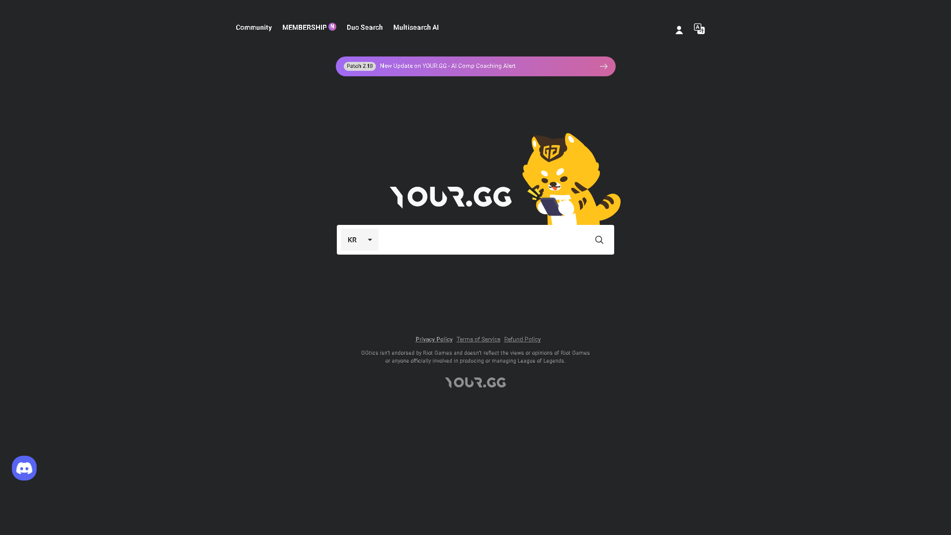 YOUR.GG Interface Screenshot - Education & Translation Tool