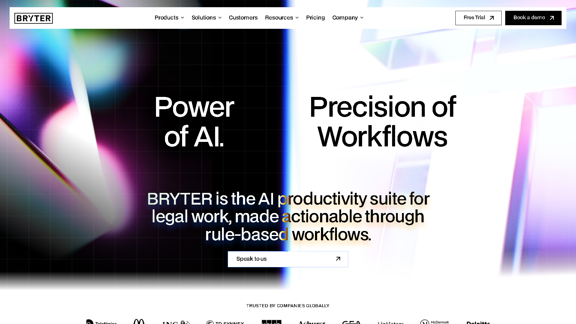 BRYTER Interface Screenshot - Writing & Editing Tool