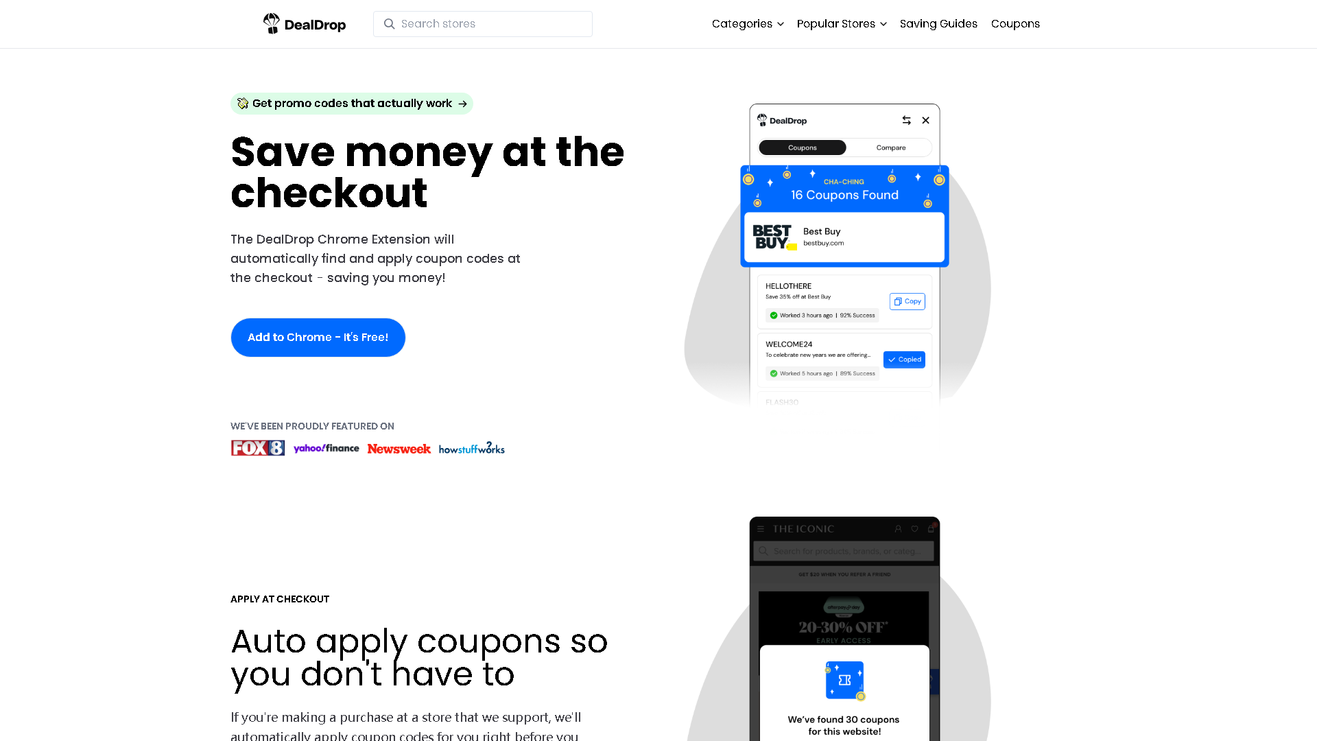 DealDrop Interface Screenshot - Coding & Development Tool