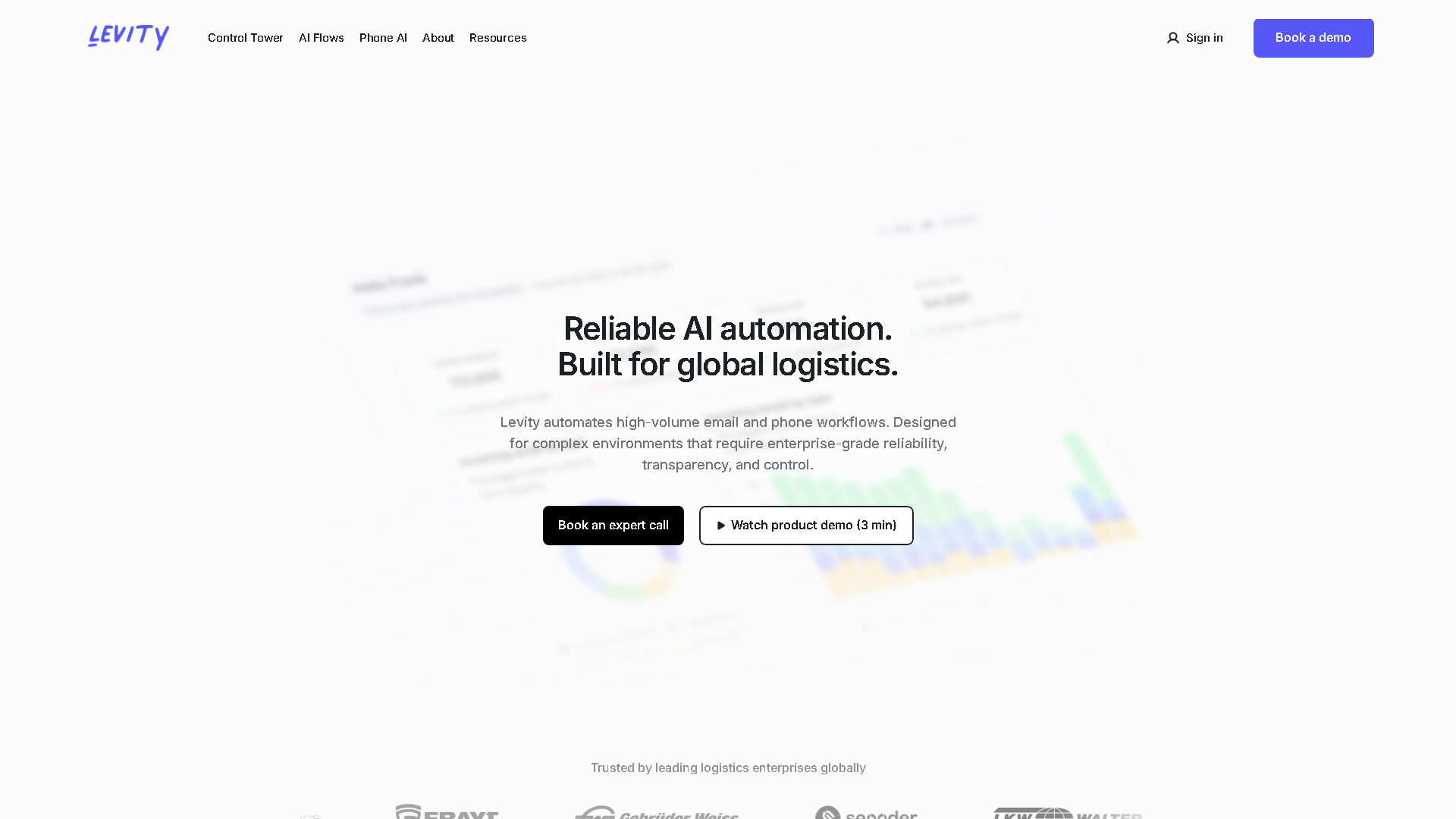 Levity Interface Screenshot - Writing & Content Tool