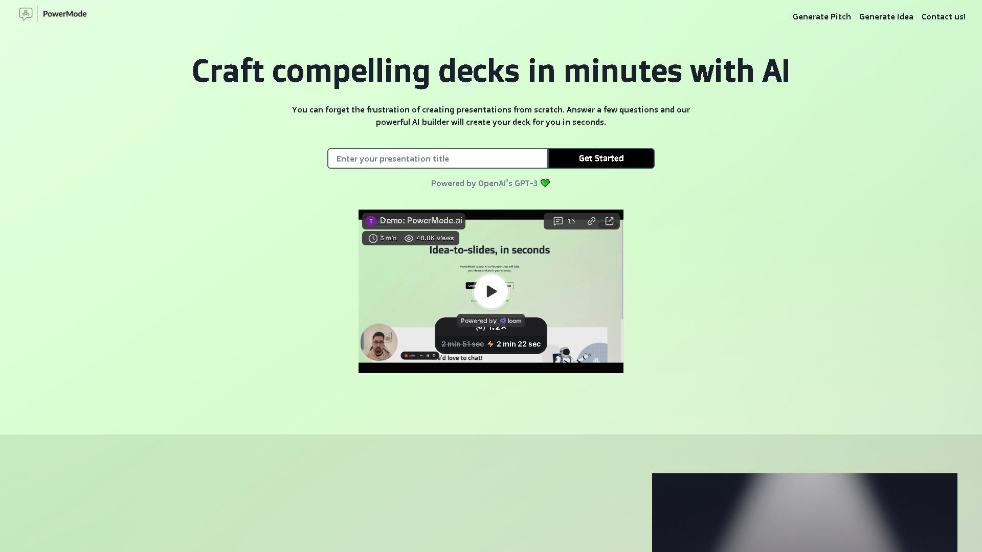 PowerMode Interface Screenshot - Marketing & SEO Tool