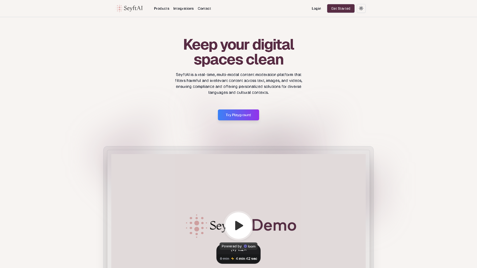 SeyftAI Interface Screenshot - AI Detection & Anti-Detection Tool