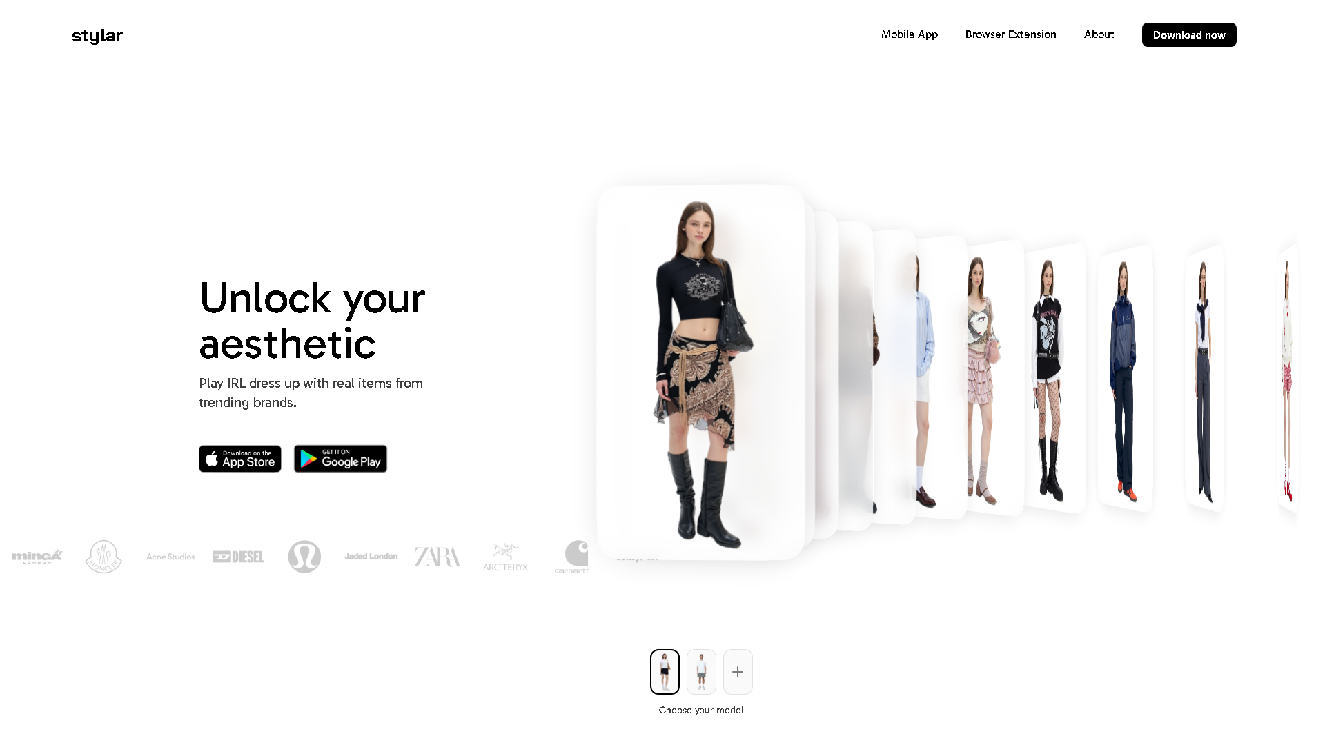 Stylar Interface Screenshot - Art & Creative Design Tool