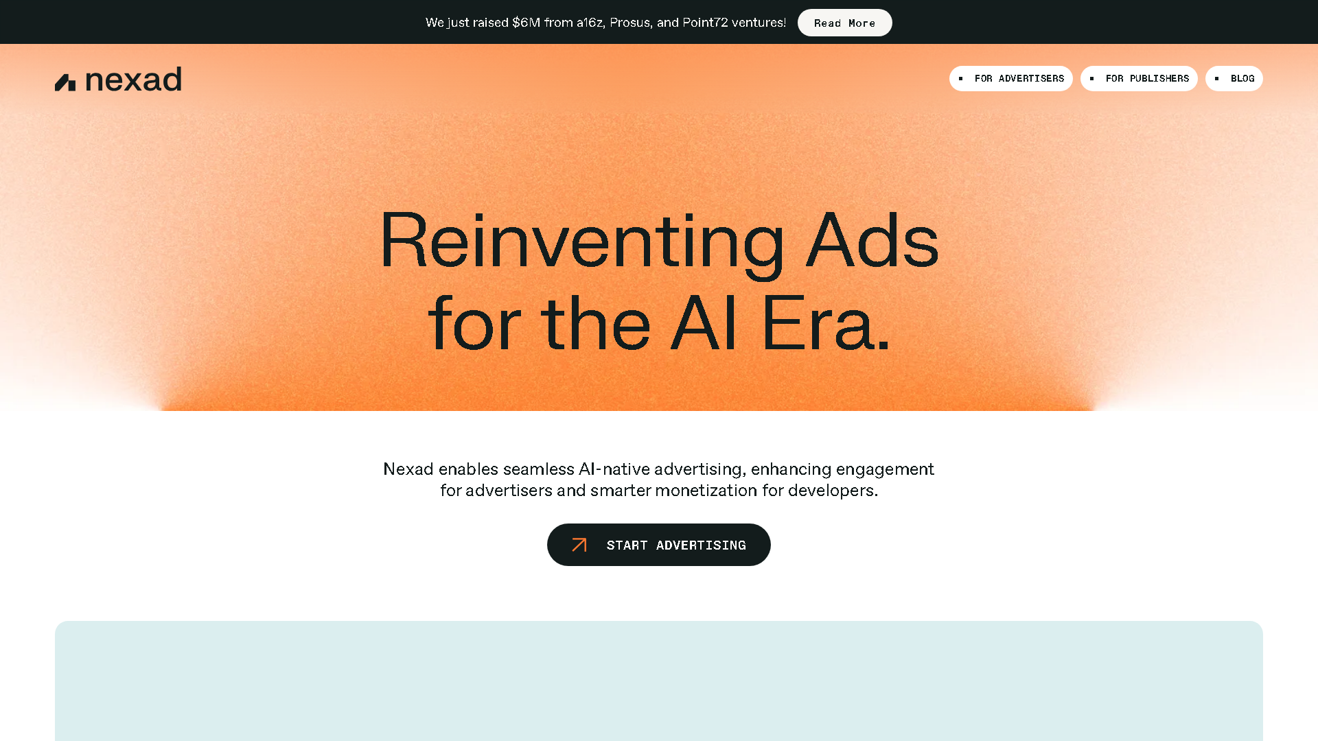 Nexad Interface Screenshot - Marketing & Advertising Tool