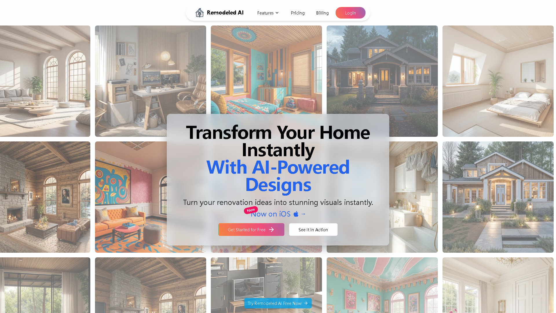 Remodeled AI Interface Screenshot - Image Generation & Editing Tool
