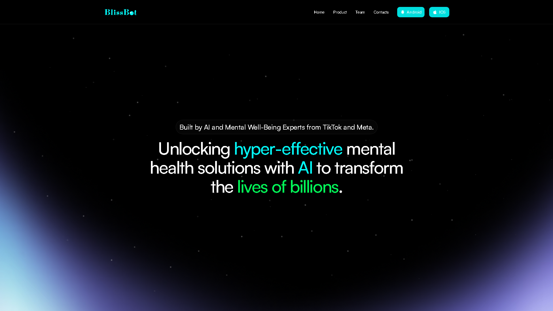 BlissBot.AI Interface Screenshot - Office & Productivity Tool