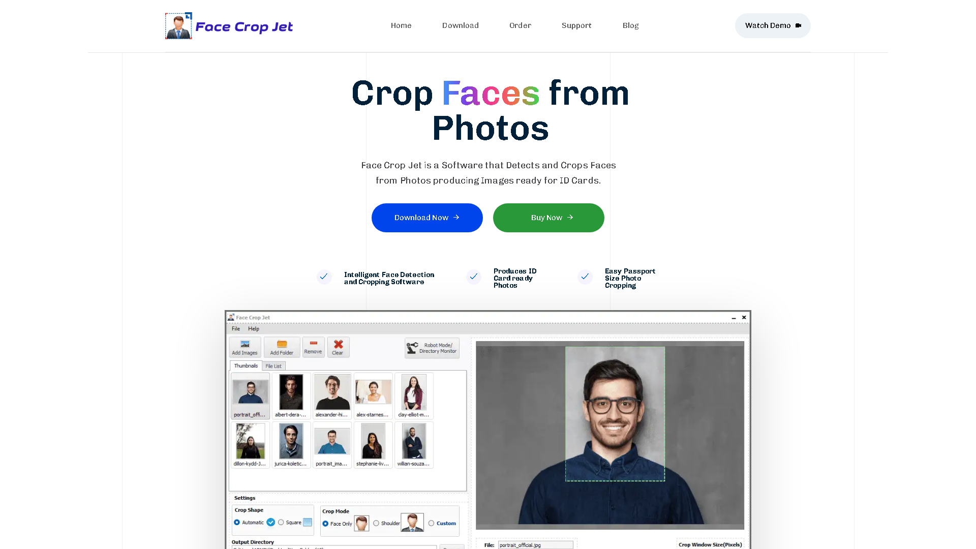 Face Crop Jet Interface Screenshot - Image Generation & Editing Tool