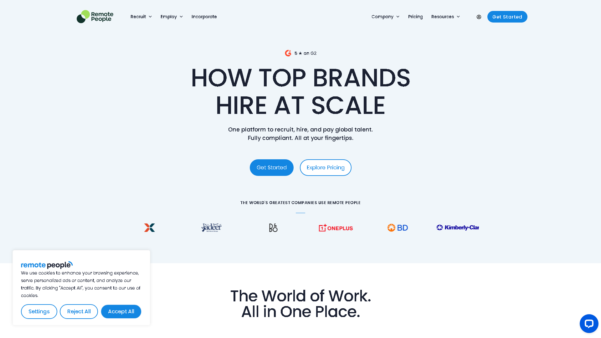 Remote People Interface Screenshot - Writing & Editing Tool