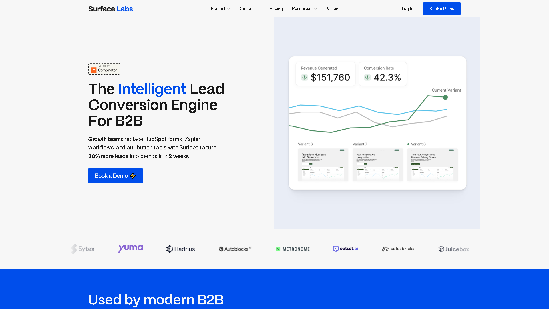 Surface Labs Interface Screenshot - Development & APIs Tool