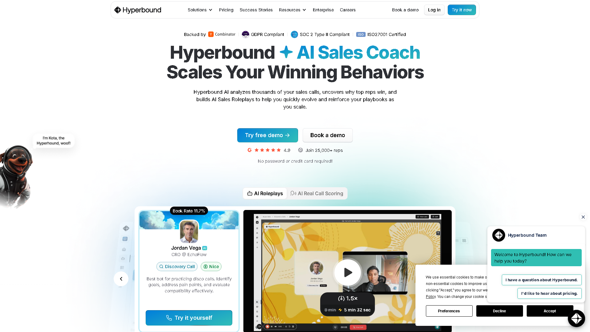 Hyperbound Interface Screenshot - Marketing & Advertising Tool