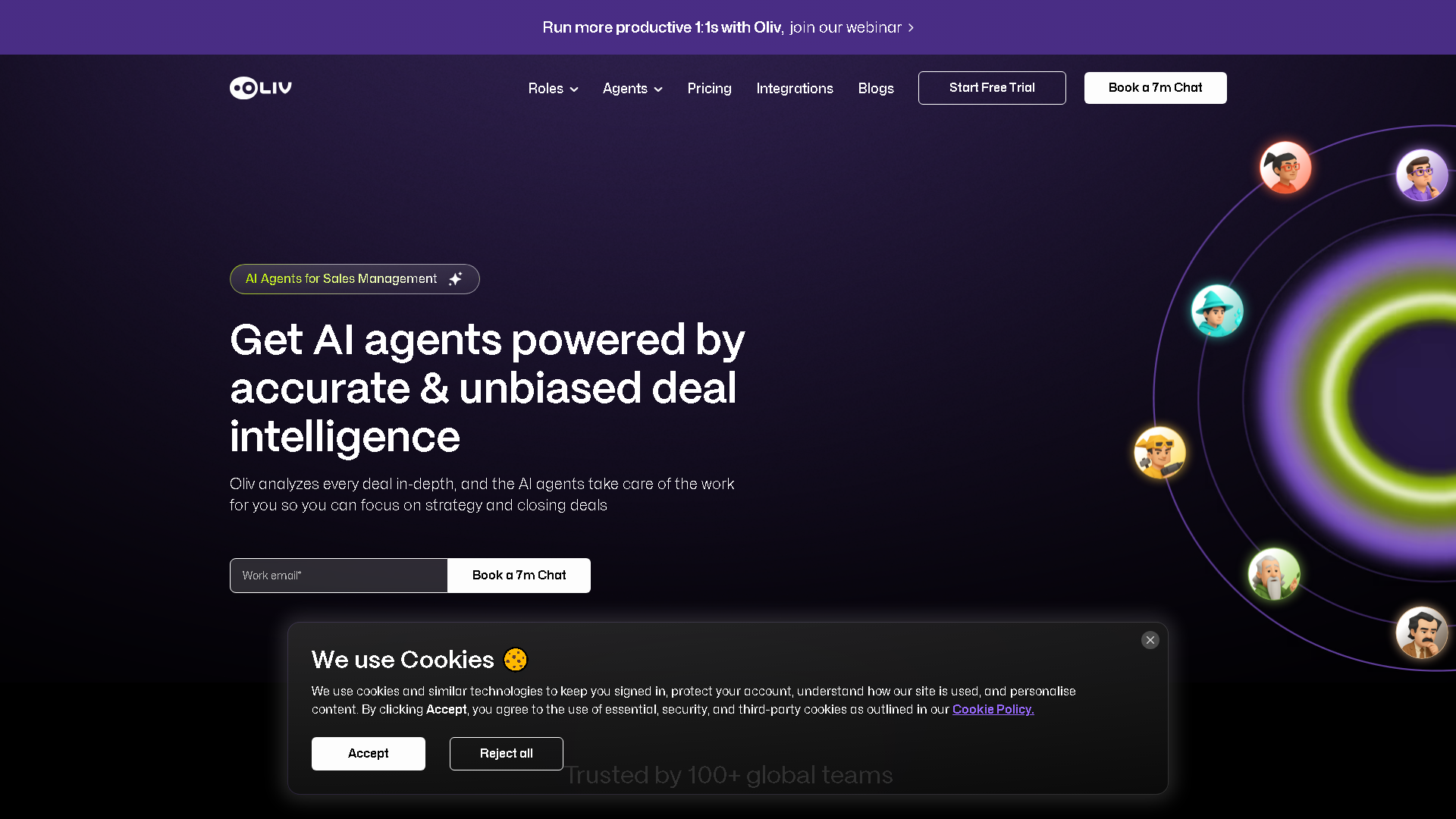 Oliv AI Interface Screenshot - Marketing & SEO Tool