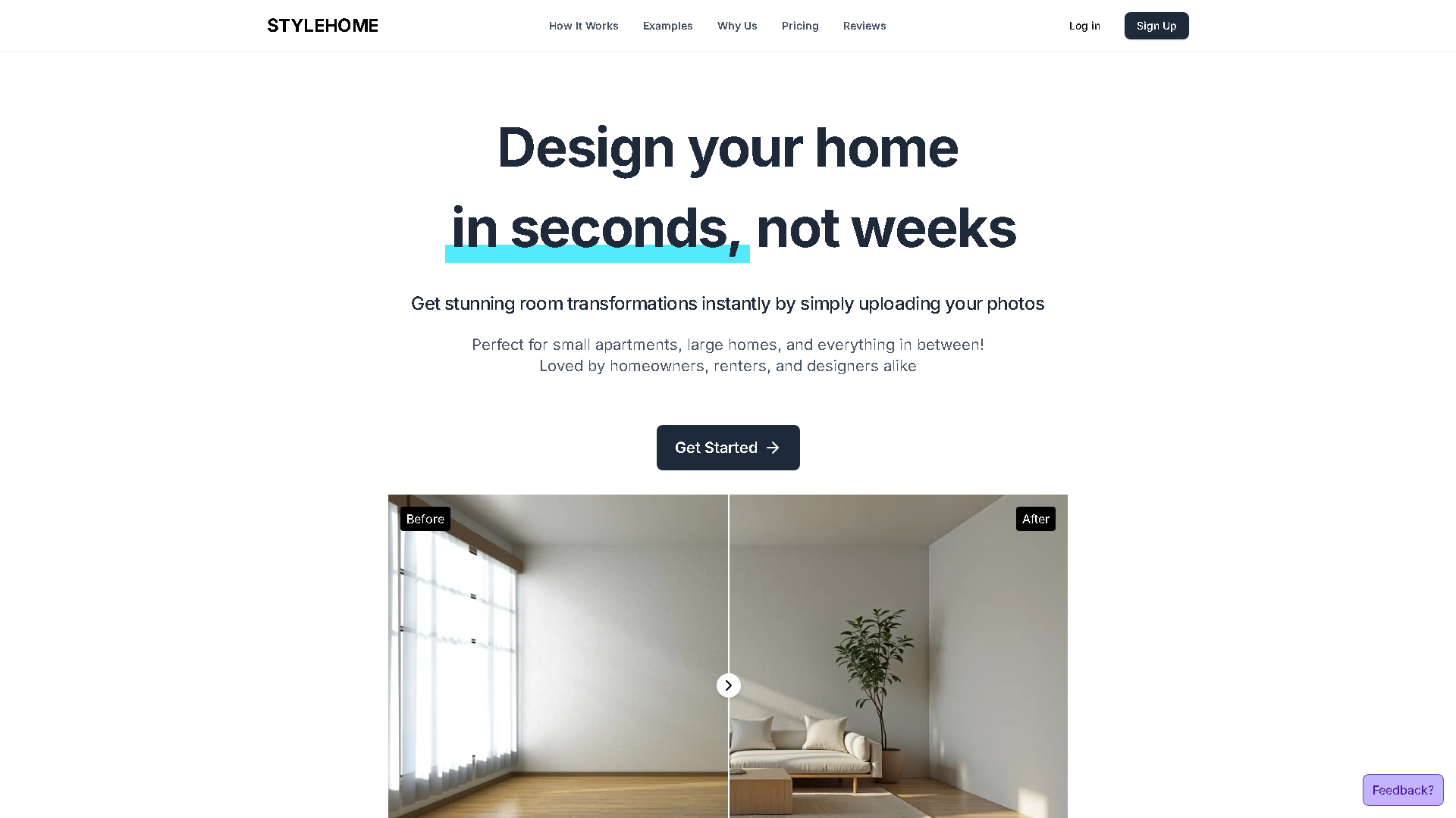 StyleHome Interface Screenshot - Interior & Architectural Design Tool
