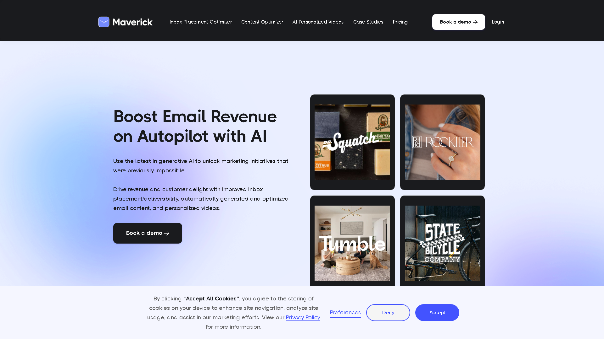 Maverick Interface Screenshot - Writing & Editing Tool