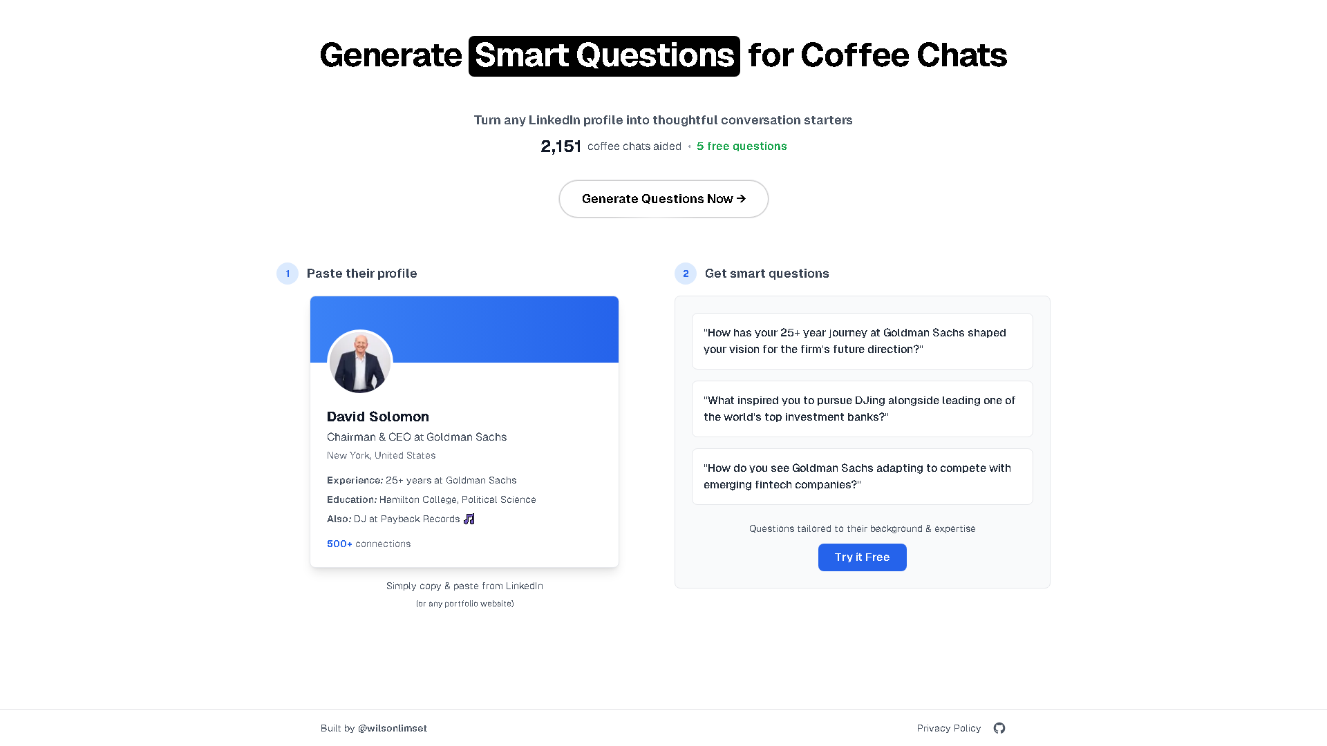 Coffee Chat AI Interface Screenshot - Office & Productivity Tool