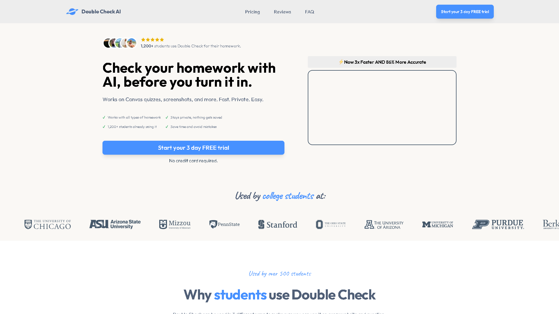 Double Check AI Interface Screenshot - AI Detection & Anti-Detection Tool