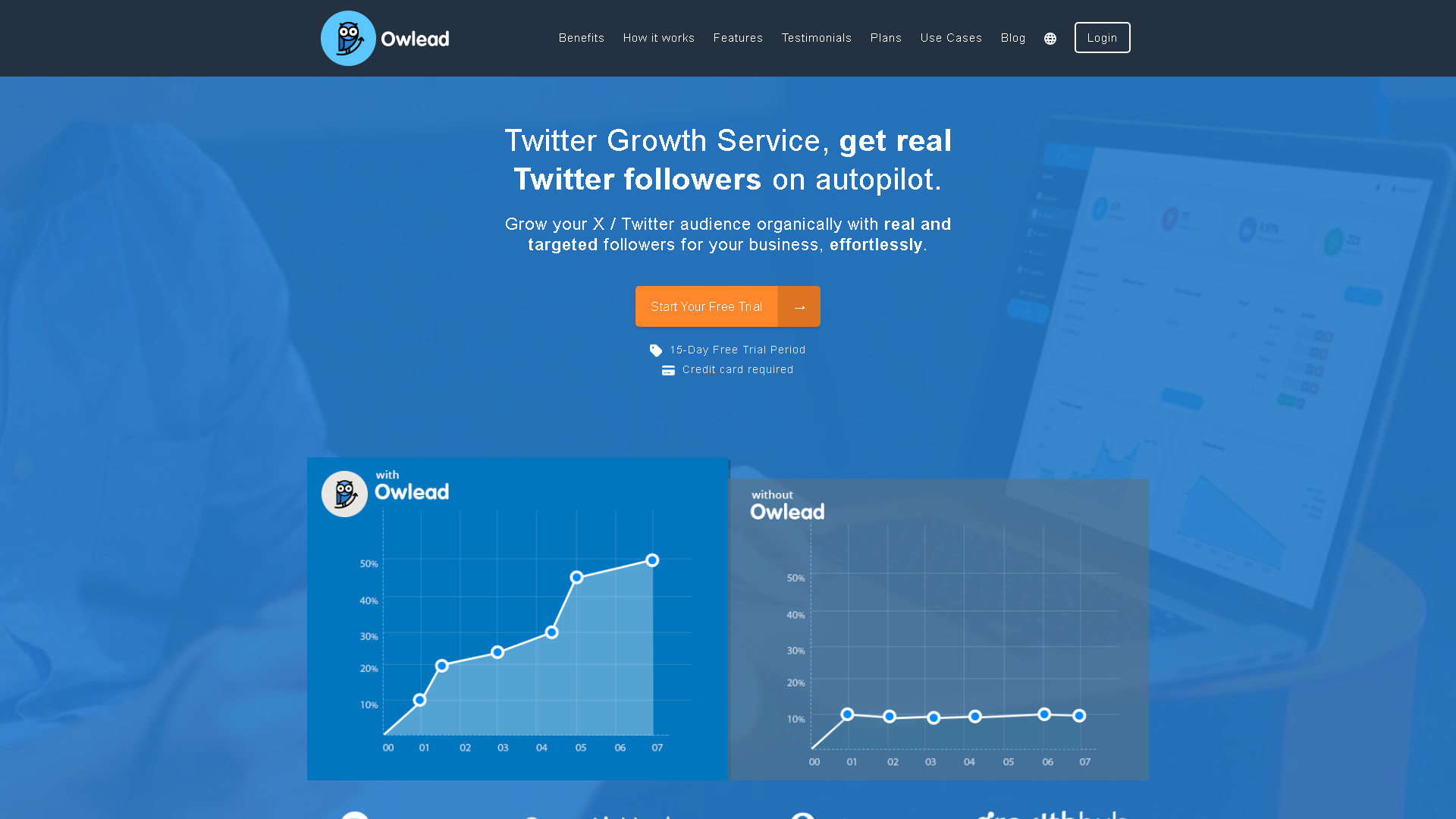 Owlead Interface Screenshot - Social Media Tool