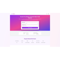 Cosmetic Batch Code Checker Logo - Art & Creative Design Tool