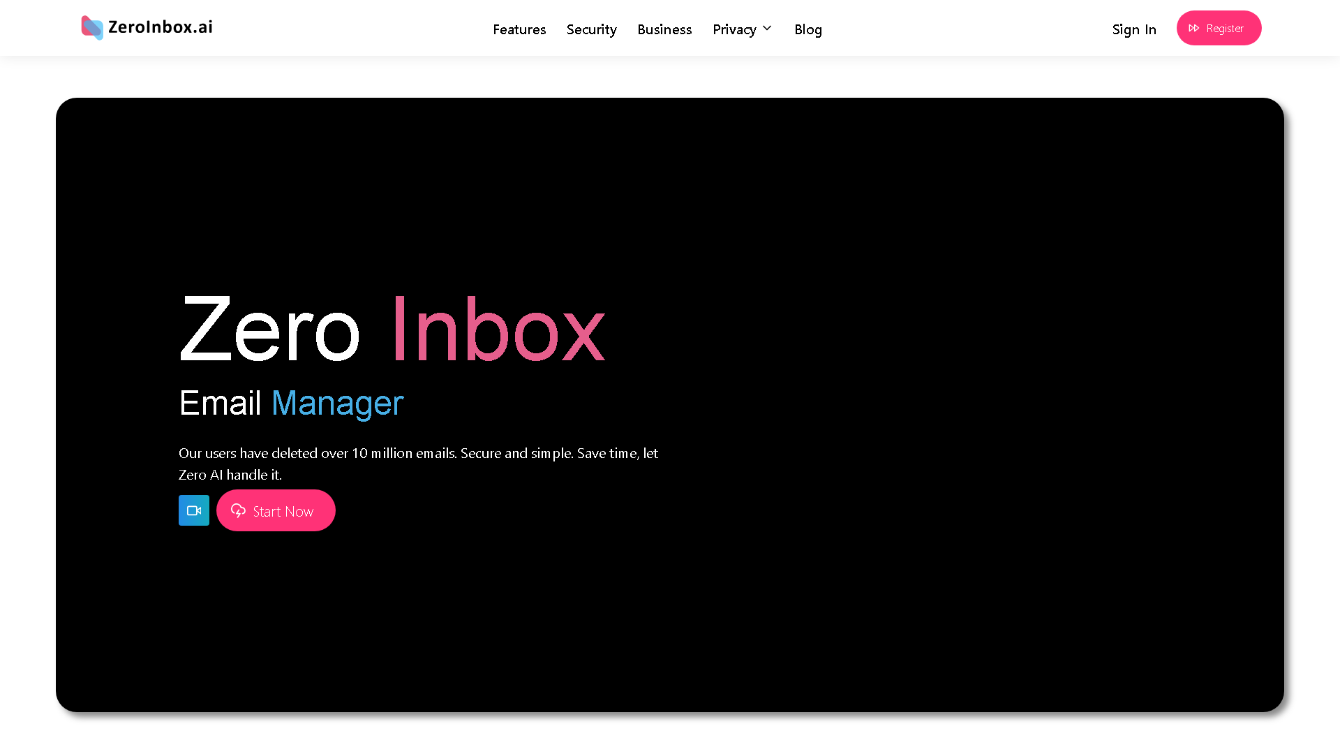 ZeroInbox.ai Interface Screenshot - Office & Productivity Tool