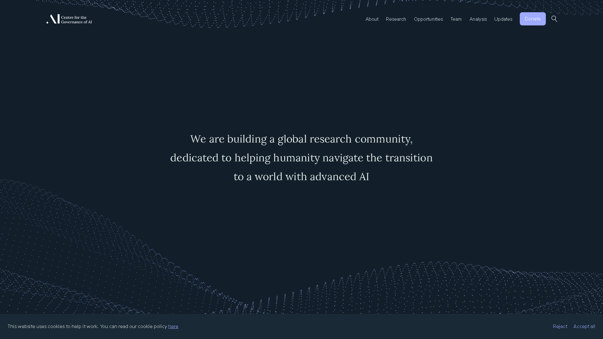 Centre for the Governance of AI Interface Screenshot - Daily Life Tool