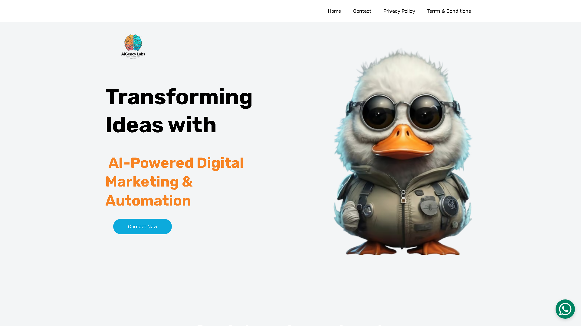 Aigency LABS Interface Screenshot - Writing & Editing Tool